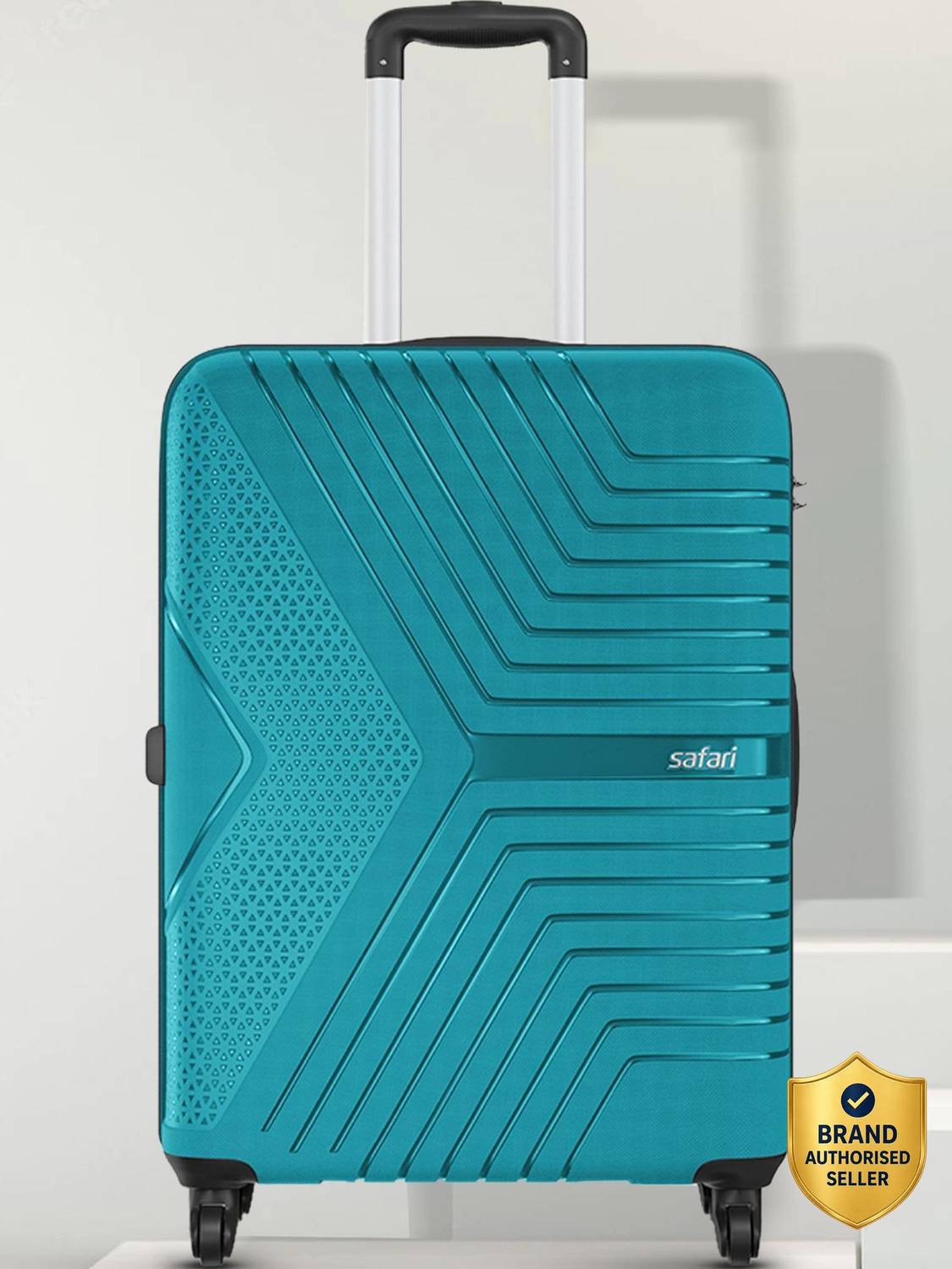 SAFARI ZENO 66 Check-in Suitcase 4 Wheels - 26 inch TEAL GREEN