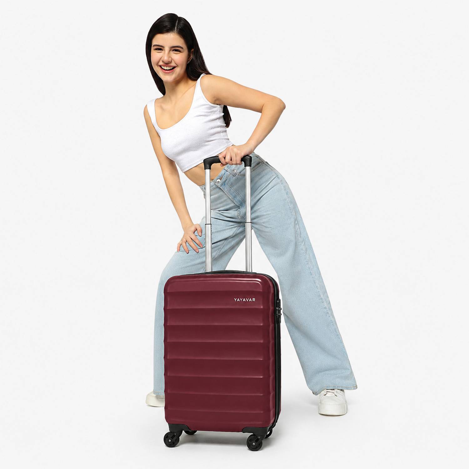 YAYAVAR OSLO 30 inch 4 Wheel Trolley Bag Pack of 3 - Image 5