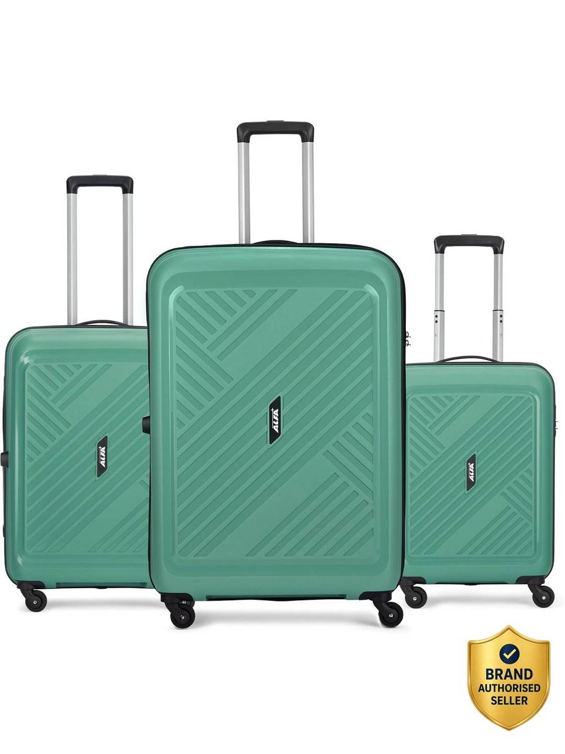 ALFA by VIP Rhino 3 (Small 55cm| Medium 65cm | Large 75cm) - Trolley Bag Cabin & Check-in Set 8 Wheels - 30 Inch