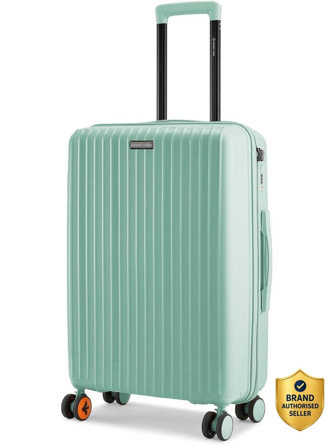 NASHER MILES Pondicherry Hardside Polypropylene Mint Green Trolley Check-in Suitcase 8 Wheels - 24 inch Mint Green - Price in India | Flipkart.com