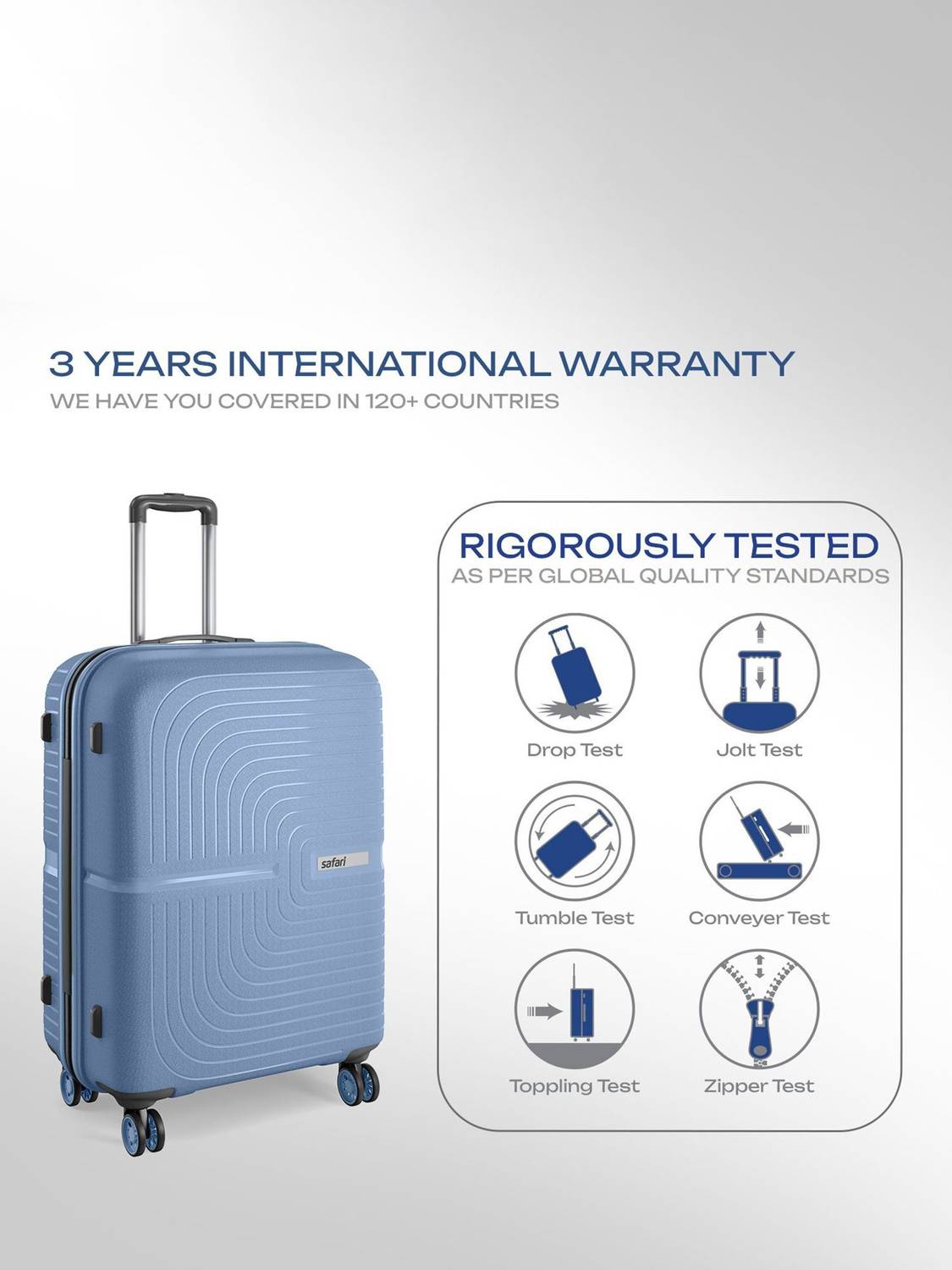 SAFARI EclipseNeo 3 Small 55cm Cabin Luggage Pack of 3 - Image 5