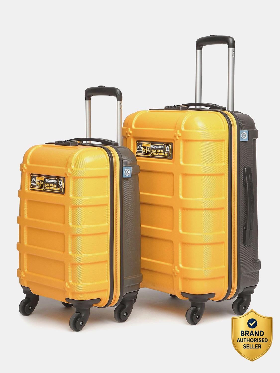 Image of Uppercase Cargo Bag, Combination Lock & Mesh Convi Pack (S+M) for Men and Women Cabin & Check-in Set 4 Wheels - 32 inch