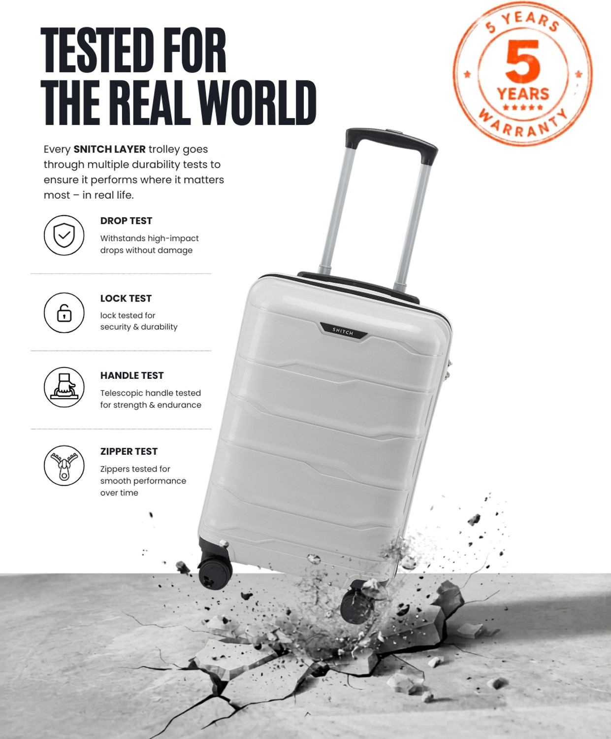 Image of Snitch Vector Cabin Suitcase 8 Wheels - 23 inch