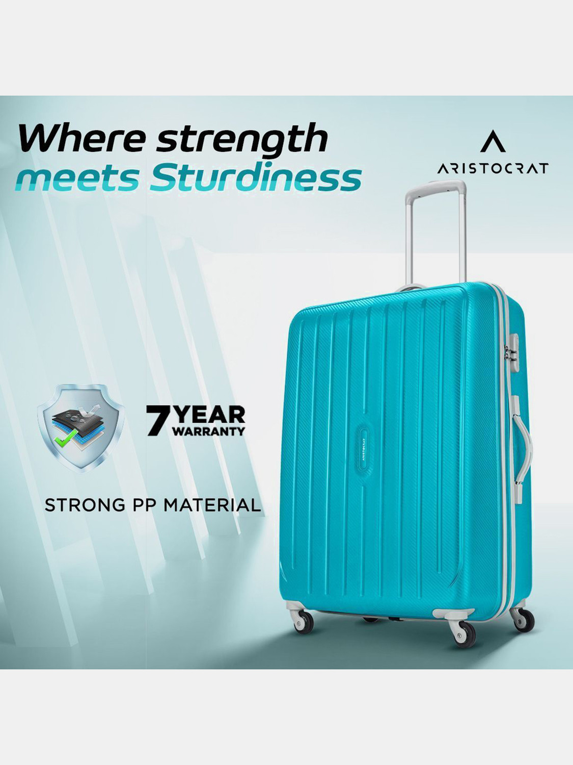 Image of ARISTOCRAT Photon 75 - Hardbody Trolley Bag Check-in Suitcase 4 Wheels - 29 inch