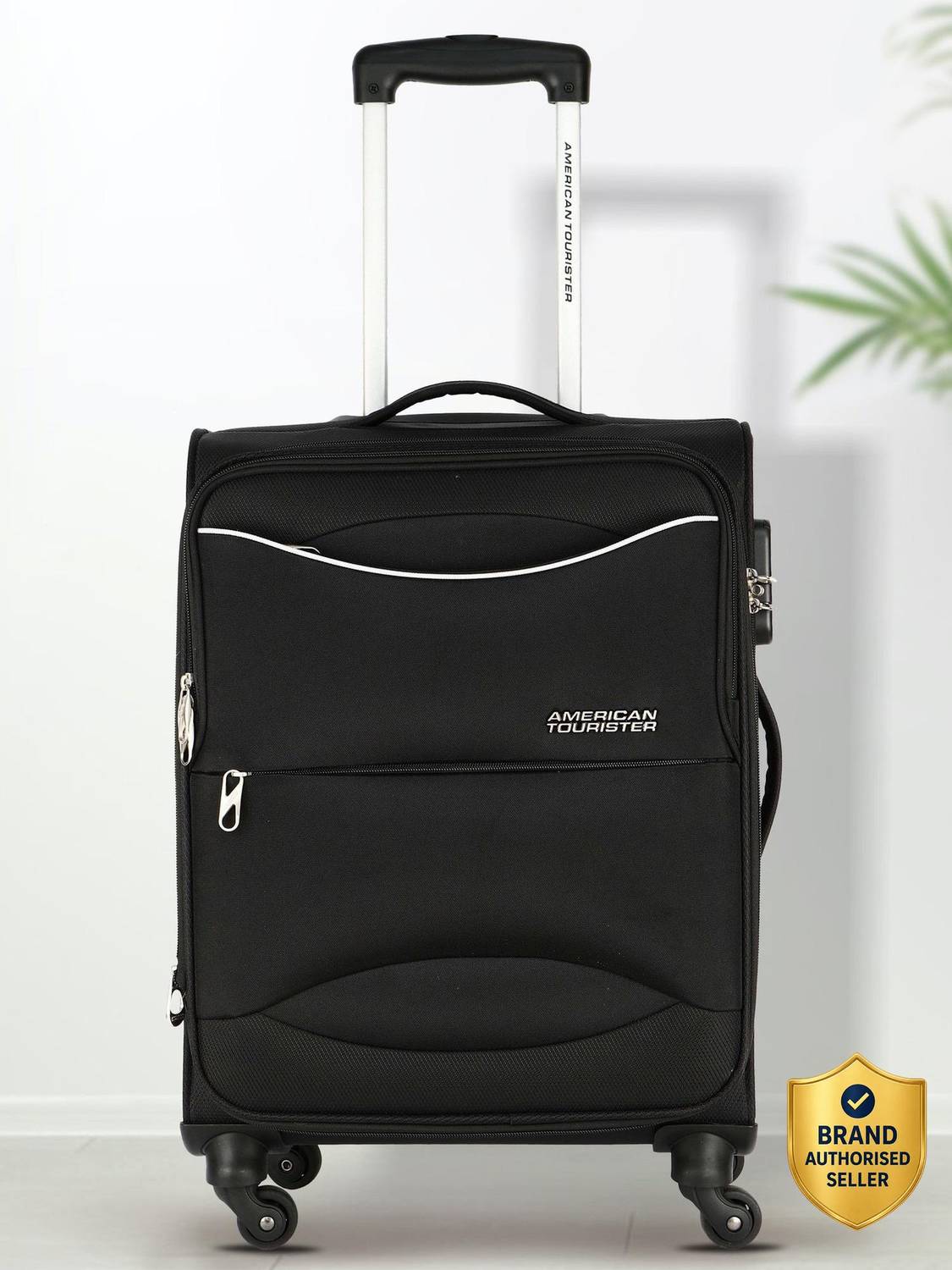 AMERICAN TOURISTER Brookfield Sp56 Expandable Cabin Suitcase 4 Wheels - 22 inch