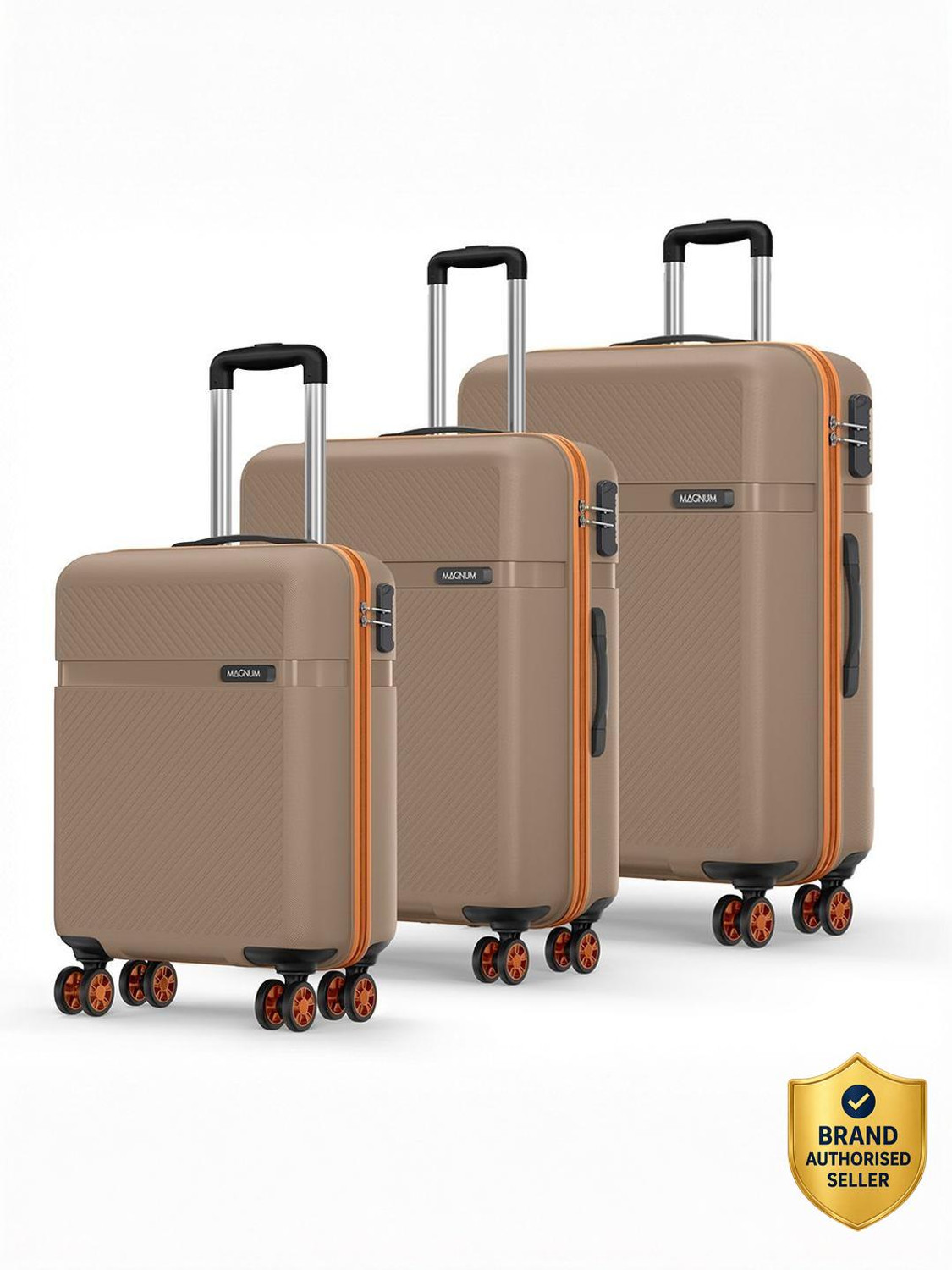 Image of Safari Fury 55 /66 /75 4W Fossil Cabin & Check-in Set 8 Wheels - 30 Inches