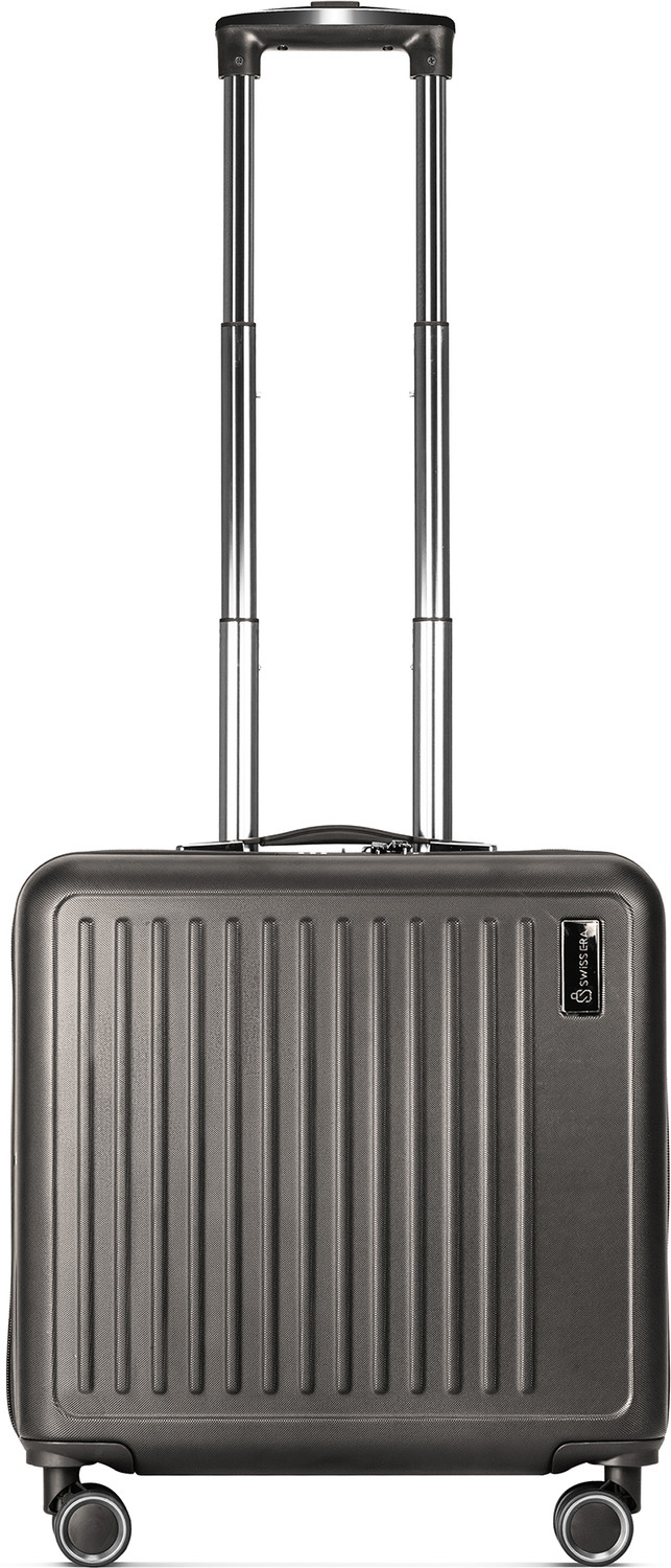 Image of Swiss Era Compact Overnighter & Briefcase Trolley - Airline Approved Size Overnighter & Briefcase 8 Wheels - 18 inch