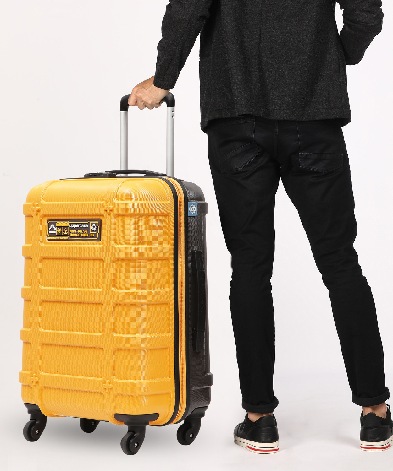 Image of Uppercase Cargo Bag with Combination Lock & Mesh Convi Pack for Men and Women Check-in Suitcase 4 Wheels - 32 inch