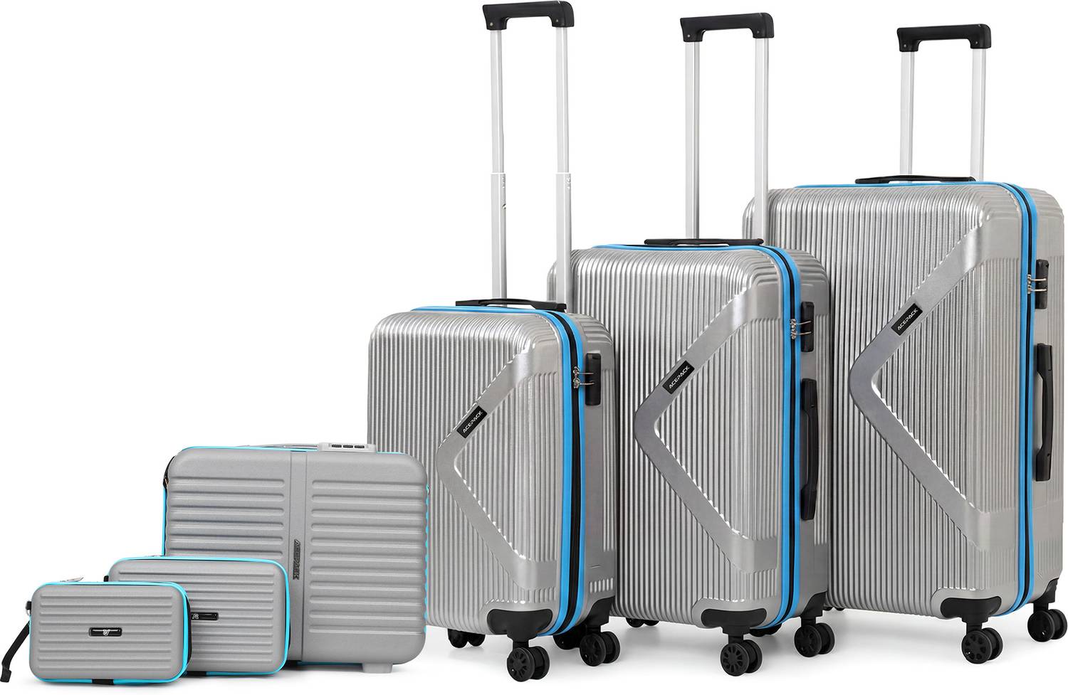 ACEPACK Brampton 8-Wheel 28-inch Cabin & Check-in Set Pack of 6 - Image 1