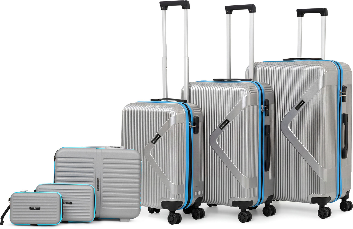 Image of ACEPACK Brampton Cabin & Check-in Set 8 Wheels - 28 inch