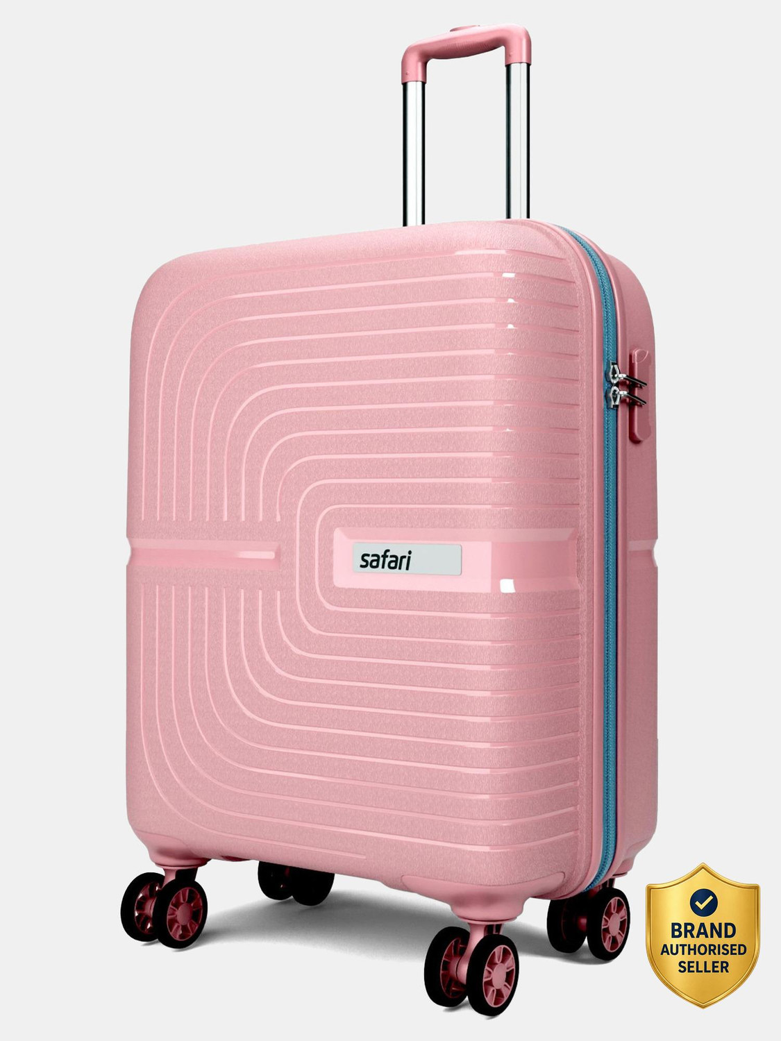 Image of SAFARI ECLIPSE NEO 55 4W ROSE GOLD Cabin Suitcase 8 Wheels - 22 Inches