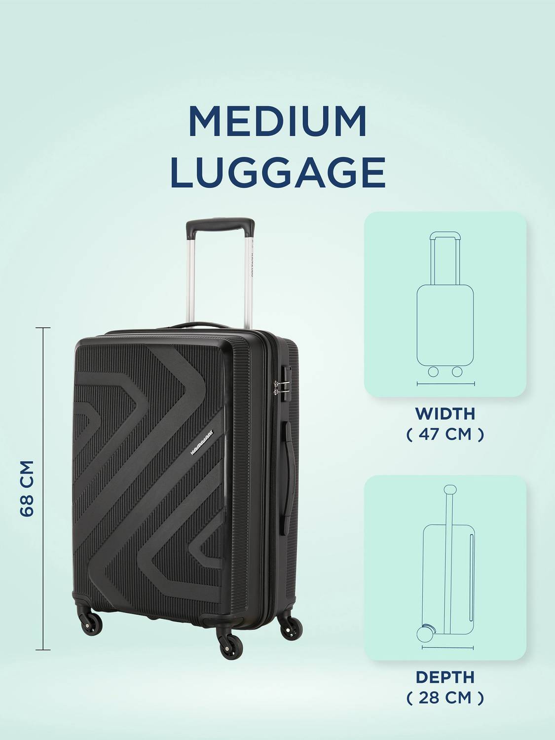 Kamiliant by American Tourister Combination Lock-Kiza Check-in