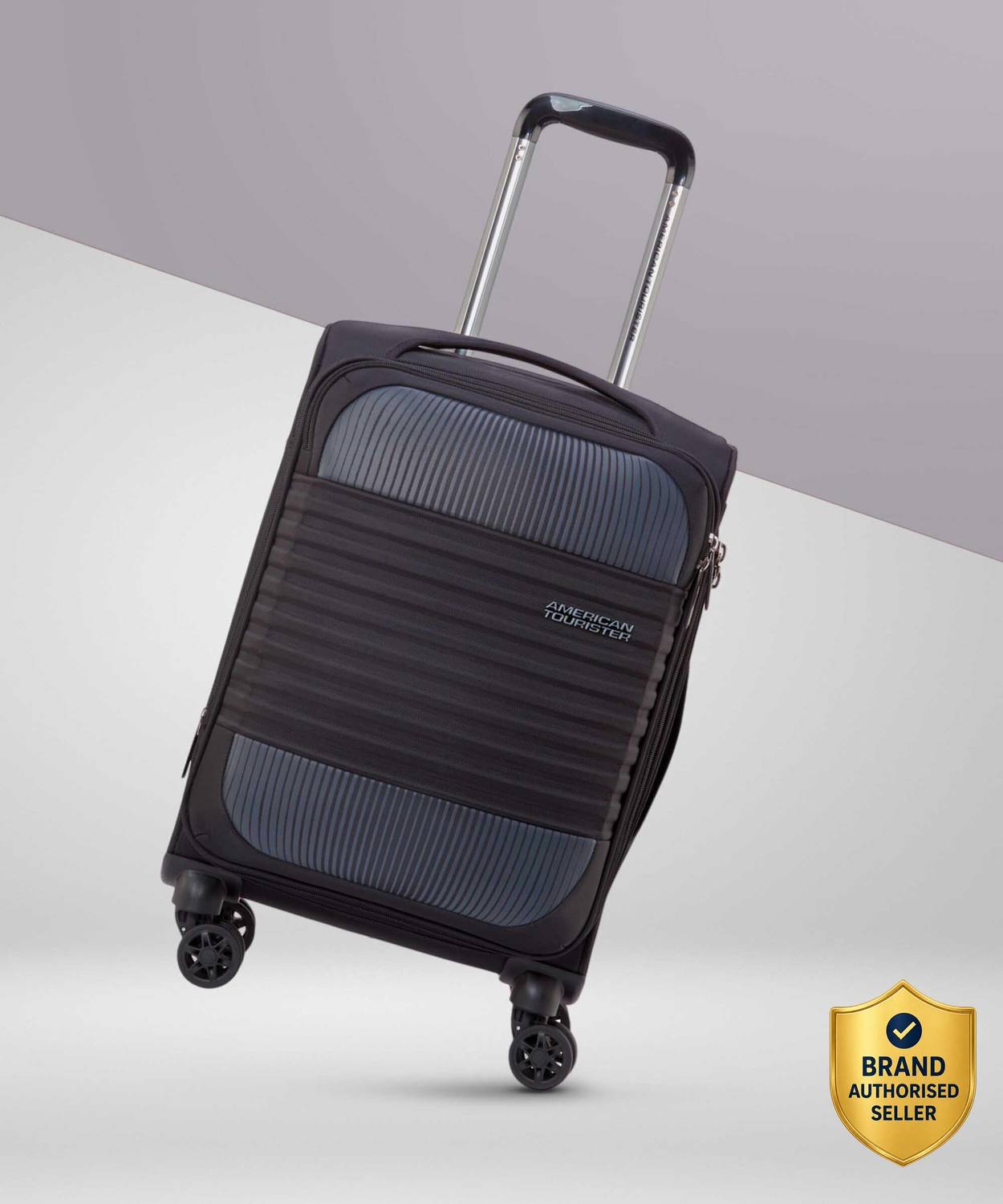 AMERICAN TOURISTER Fornax Expandable  Cabin Suitcase 8 Wheels - 22 Inch
