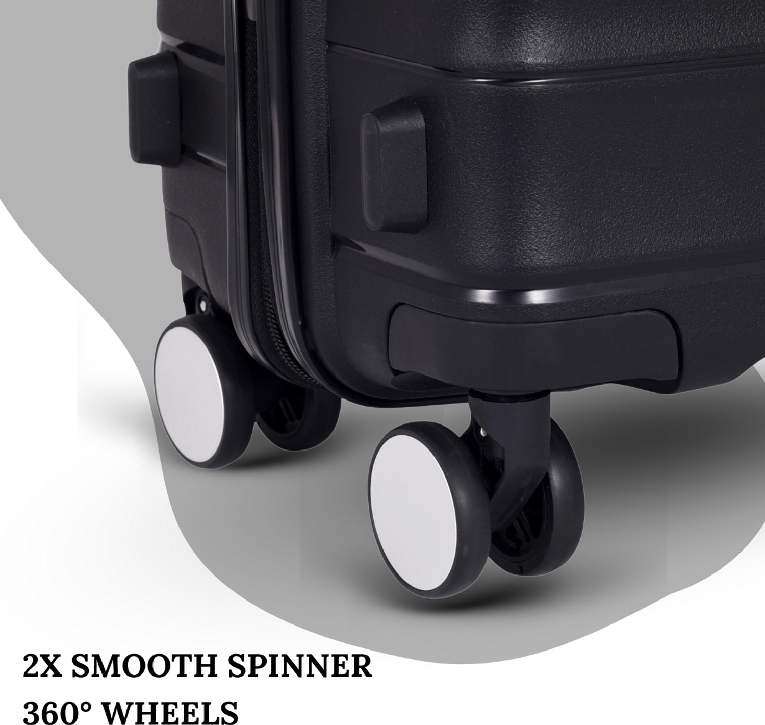 Image of Marlin London UDAAN Light-Weight & Durable Polyproylene Hard Luggage Check-in Suitcase 8 Wheels - 28 inch