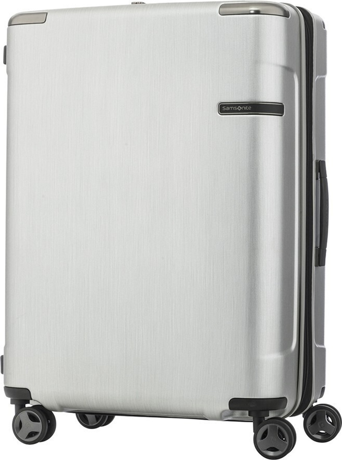 Image of SAMSONITE SAM EVOA SP69 /25 EXP-BRSD SLVR Expandable Check-in Suitcase 4 Wheels - 27 Inch