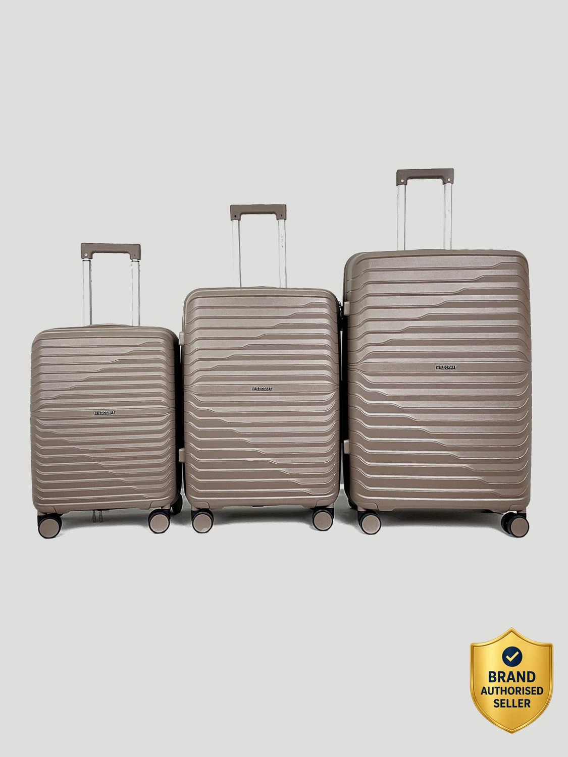 Image of Wildcraft Argus : Set of 3 (Small 56.2cm | Medium 66.2cm | Large 76cm) Cabin & Check-in Set 8 Wheels - 10 Inch