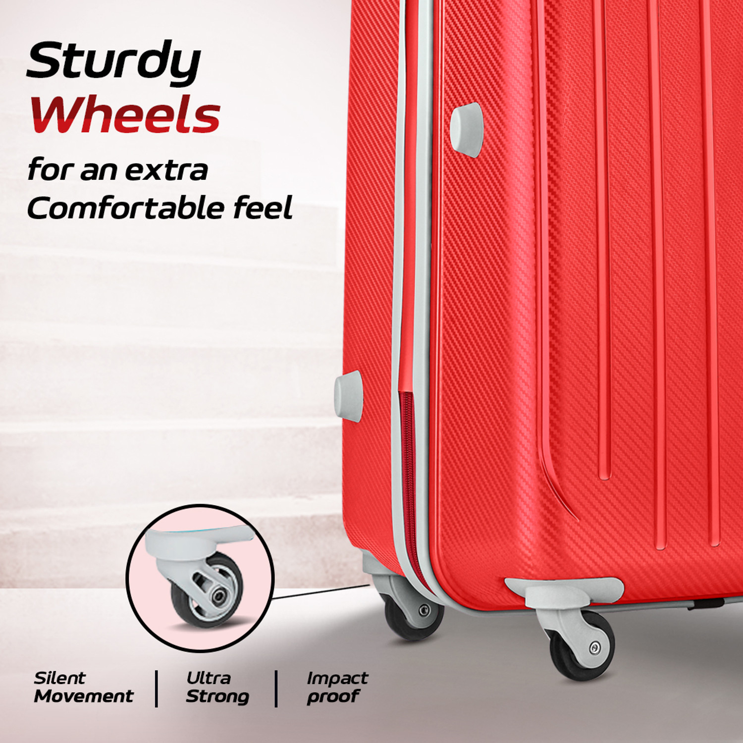 Image of ARISTOCRAT Photon Set of 2 (Small 55cm | Large 75cm) - Trolley Bag Cabin & Check-in Set 4 Wheels - 30 Inch