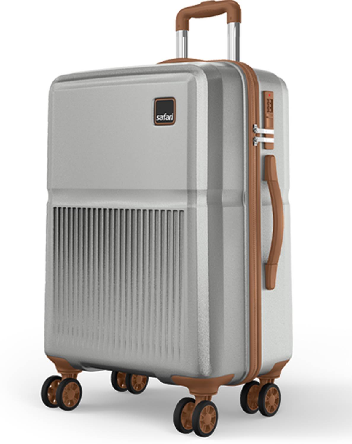 SAFARI Auris Check-in Suitcase 8 Wheels 30 inch Silver