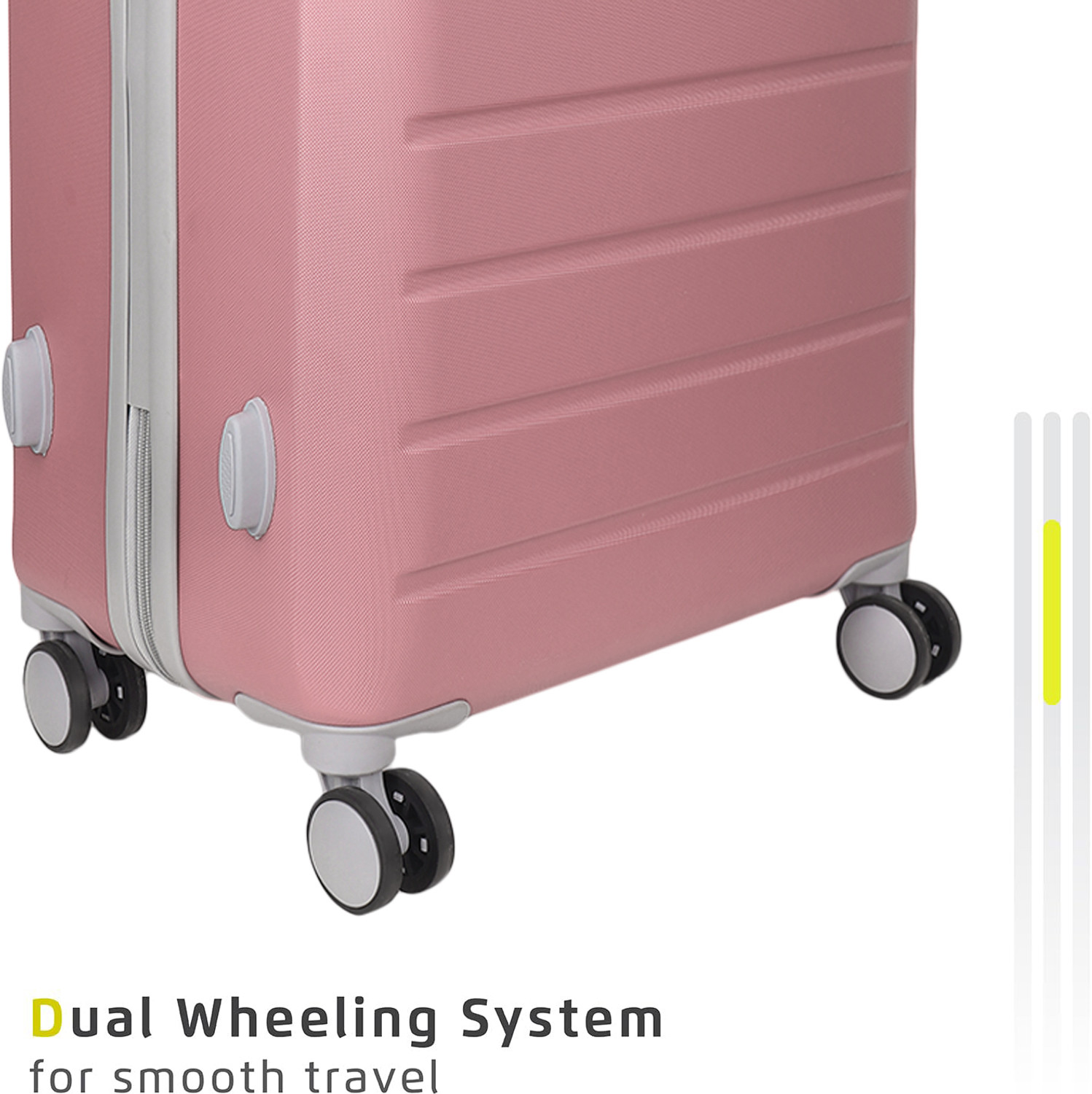 Image of Trillium Minimalist Hardside Luggage Check-In Trolley Bag in Olive Green Expandable Cabin Suitcase 8 Wheels - 20 inch