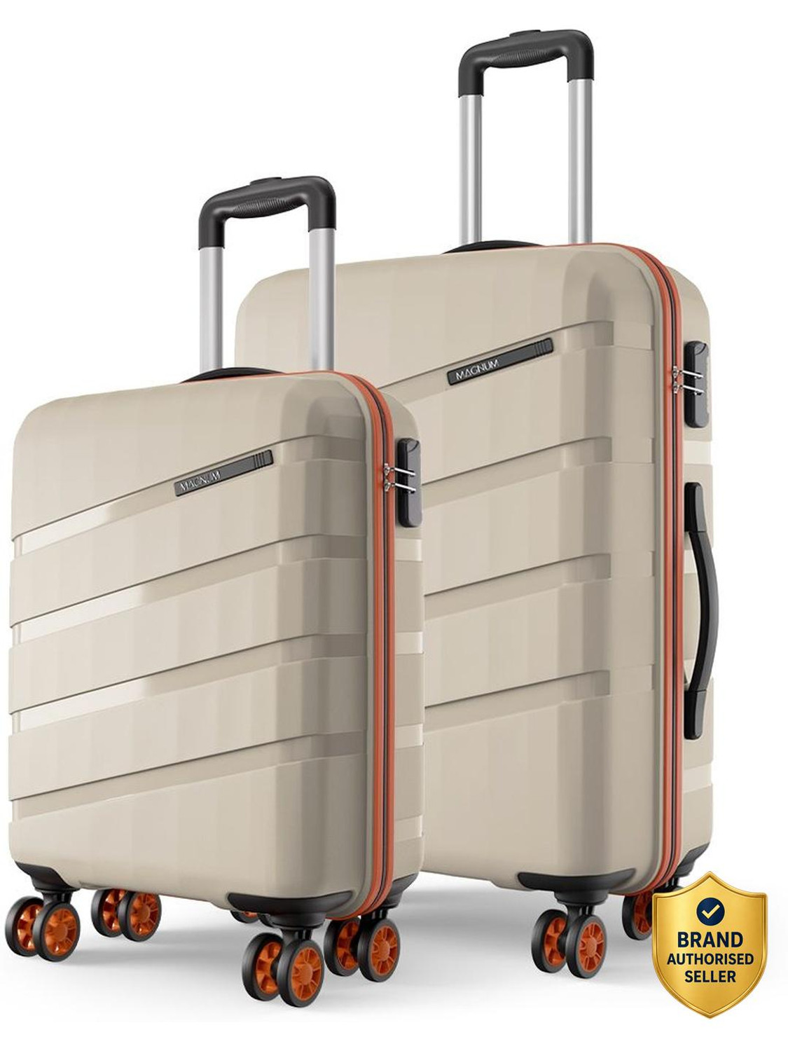 Image of Safari Evolix 55 /66 4W Luxury Beige Cabin & Check-in Set 8 Wheels - 26 Inches