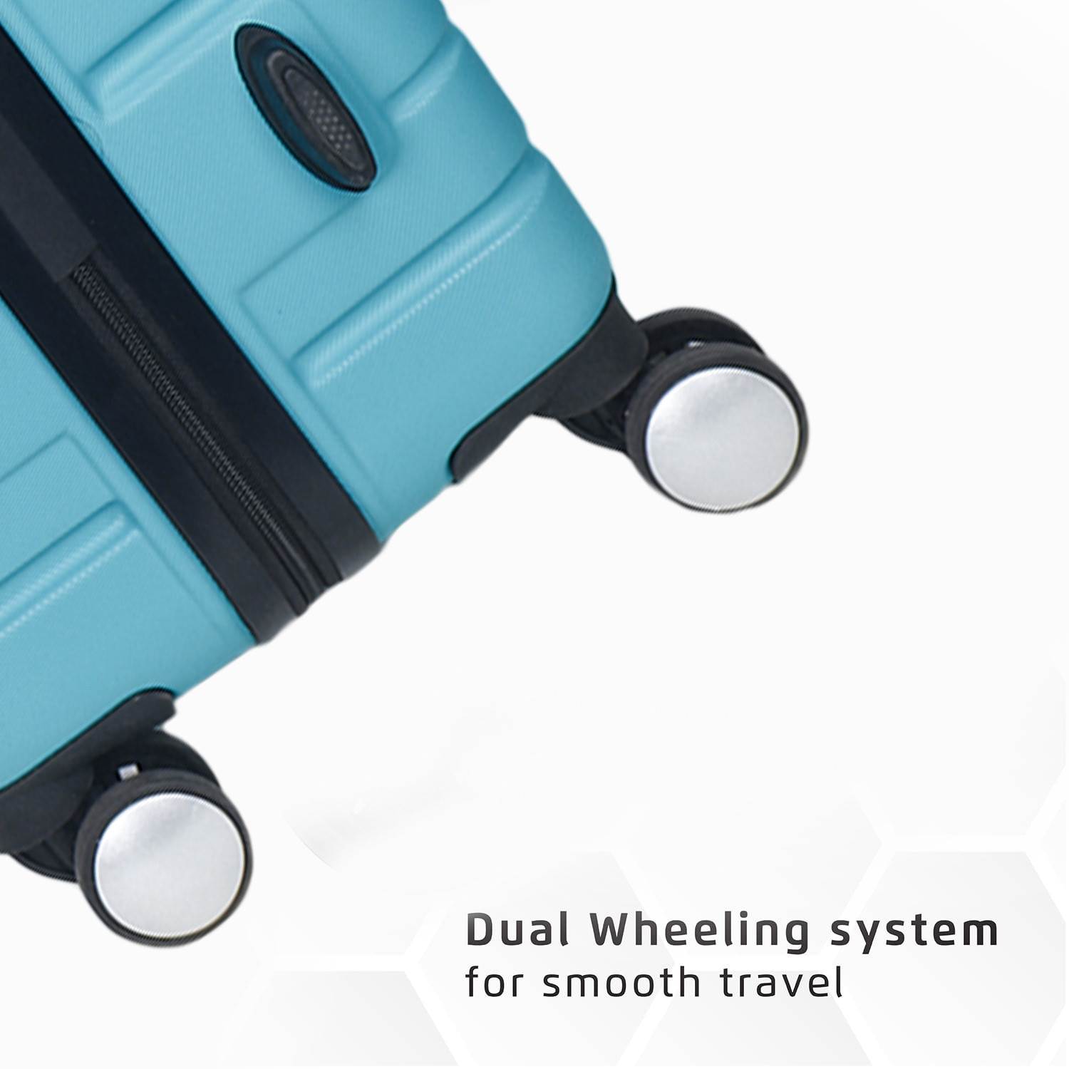 Image of Scape Small Cabin Suitcase (57 cm) 8 Wheels - Blends kinetic movement with a professional, ideal for all type travelers. - Teal
