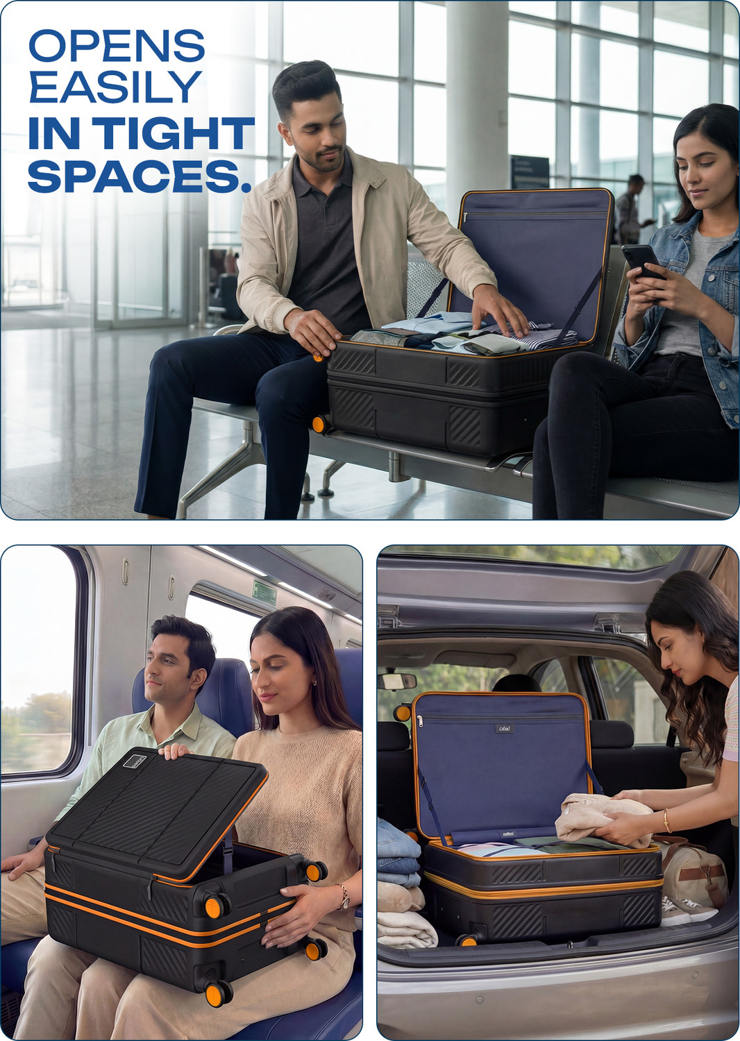 Image of SAFARI NOX Cabin Suitcase 8 Wheels - 22 inch