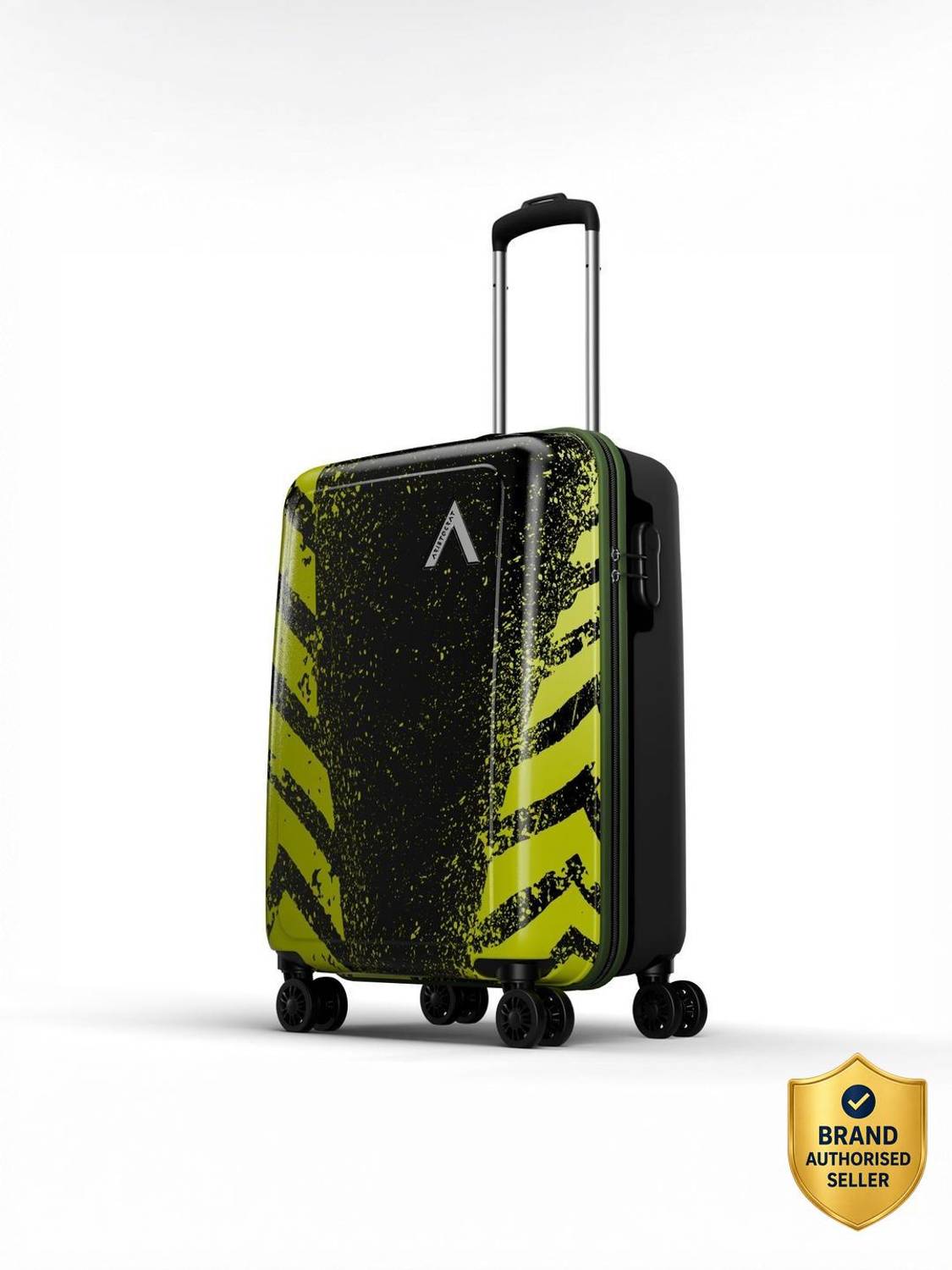 ARISTOCRAT by VIP Crossway Polycarbonate | Trolley Bag With Combination Lock Cabin Suitcase 8 Wheels - 21 Inch