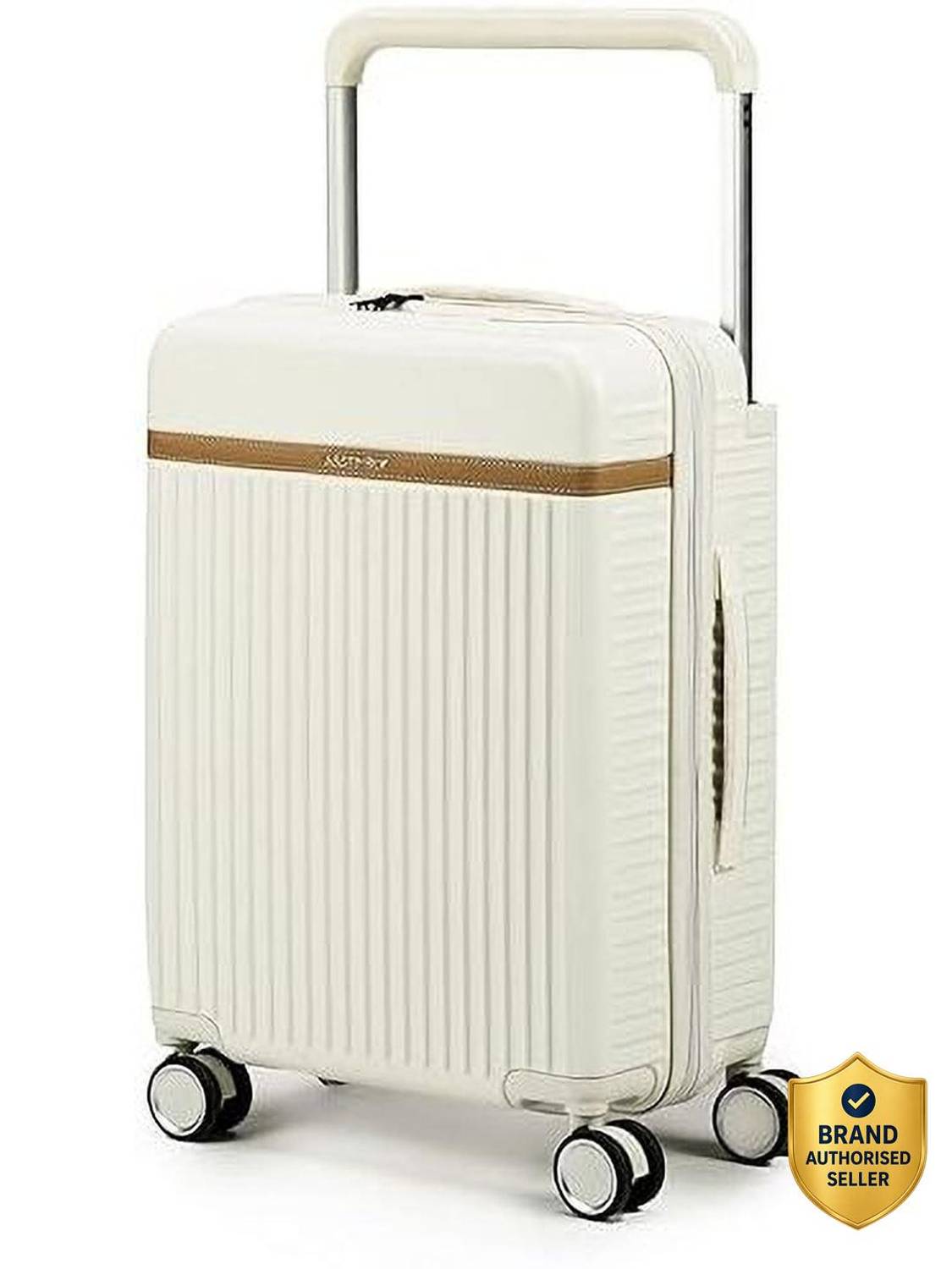 Assembly Polycarbonate Trolley Bag for Travel (45L) with Packing Organiser Cabin Suitcase 8 Wheels - 20 inch