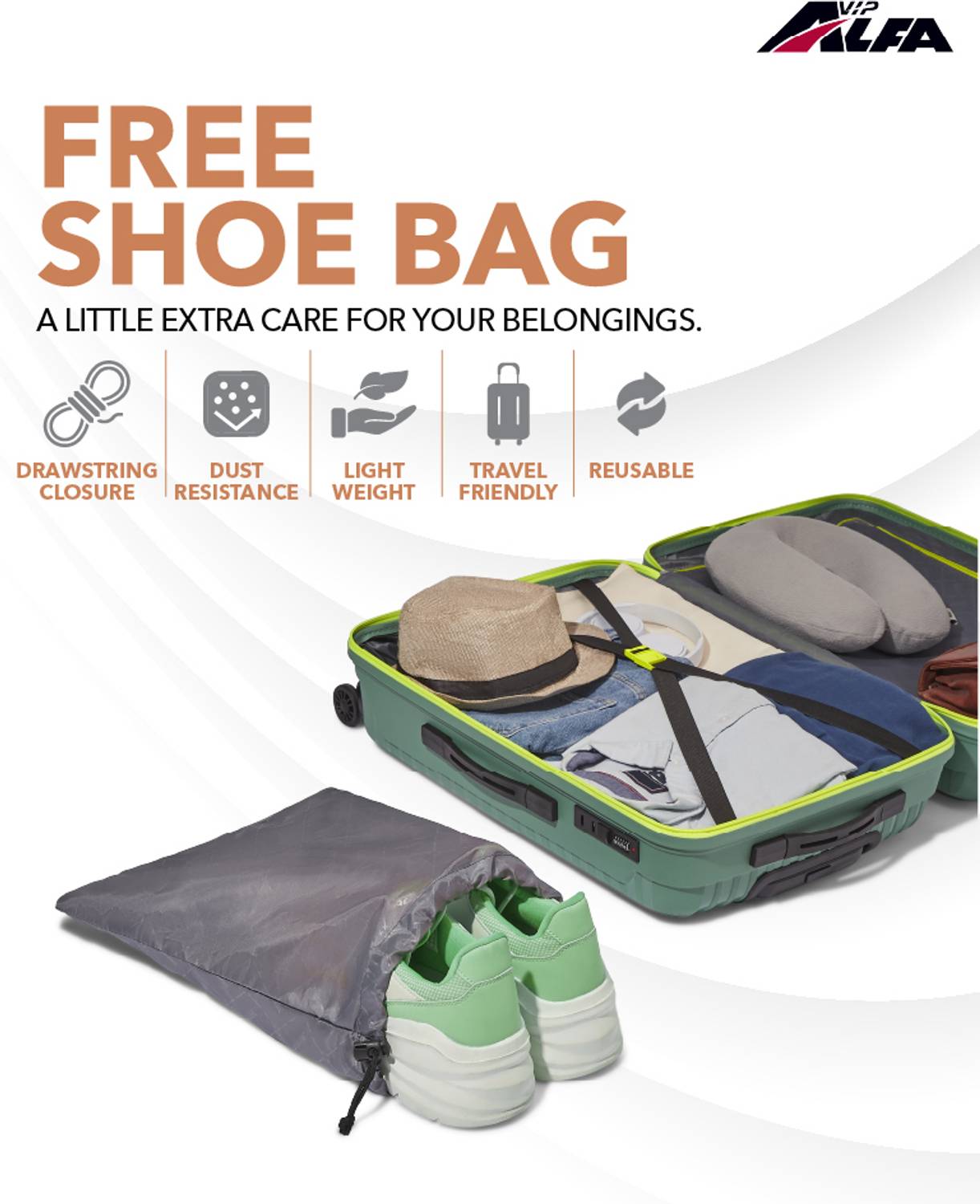 ALFA Excel Secure 21 Inch Hard Side Luggage - Image 5