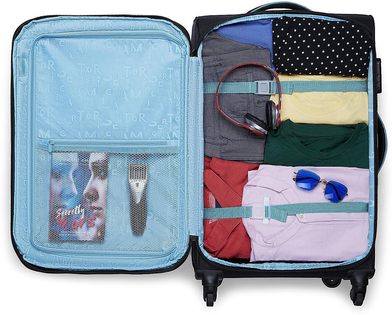Image of AMERICAN TOURISTER CRUX 70 ( MEDIUM SIZE ) Expandable Check-in Suitcase 4 Wheels - 24 inch