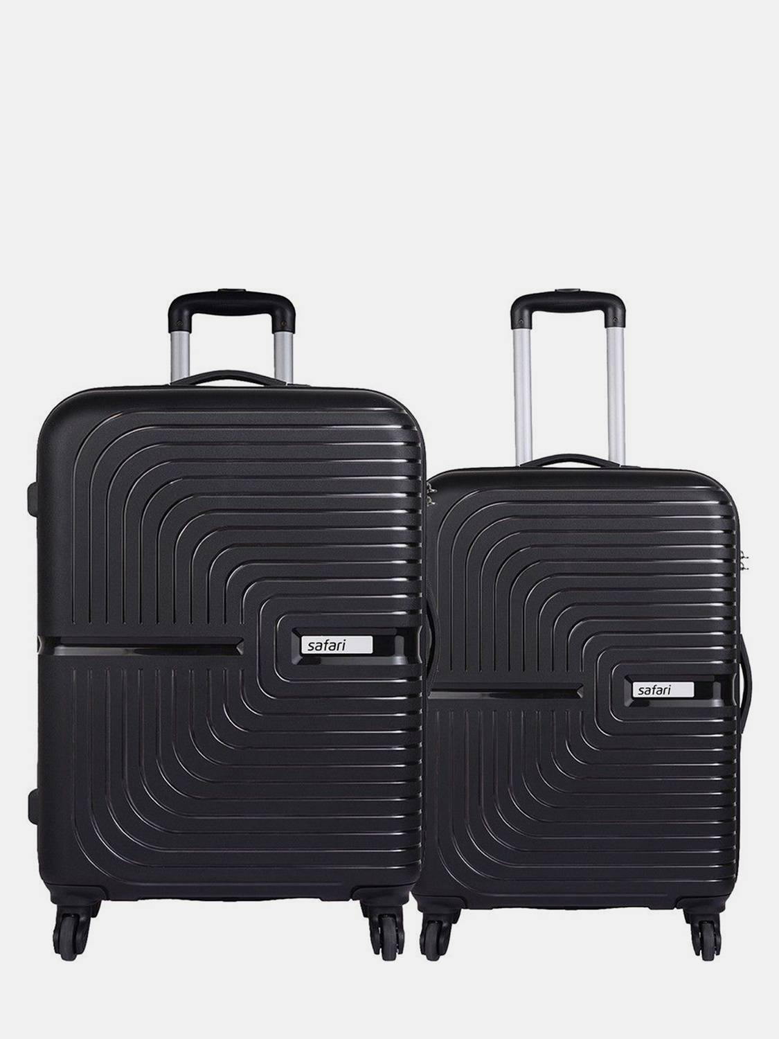 SAFARI Hard Body Set of 2 Luggage 4 Wheels - ECLIPSE Set of 3 (Sm