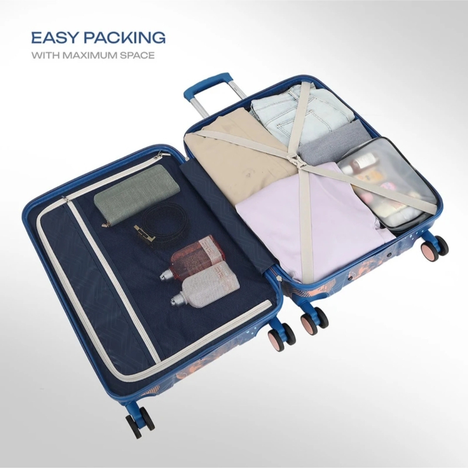 Image of SAFARI Serene Pro Cabin Suitcase 8 Wheels - 24 inch