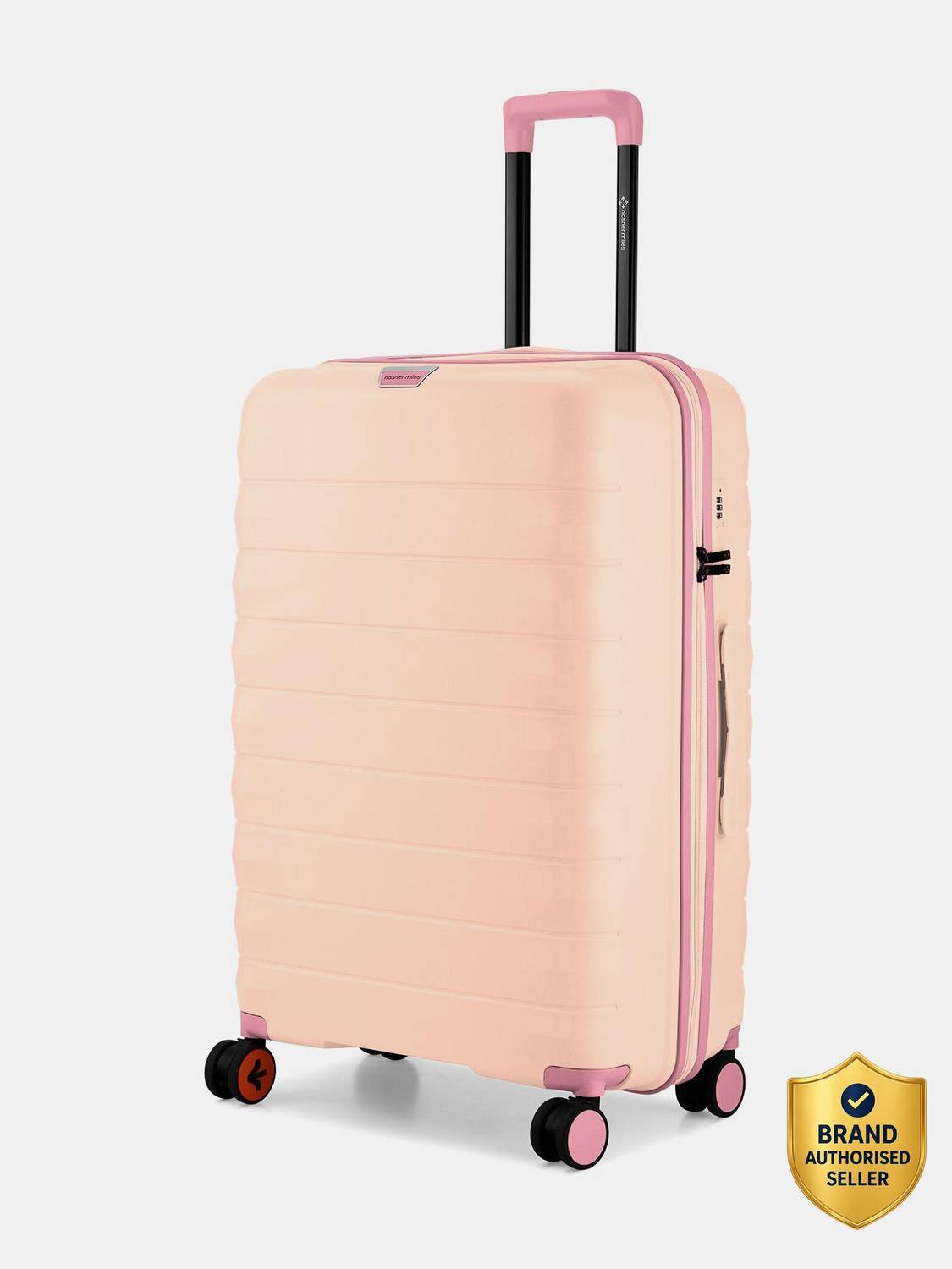 NASHER MILES Salzburg Hard-Sided Polypropylene Check-in Luggage 28inch Trolley Bag for Travel Check-in Suitcase 8 Wheels - 28 inch