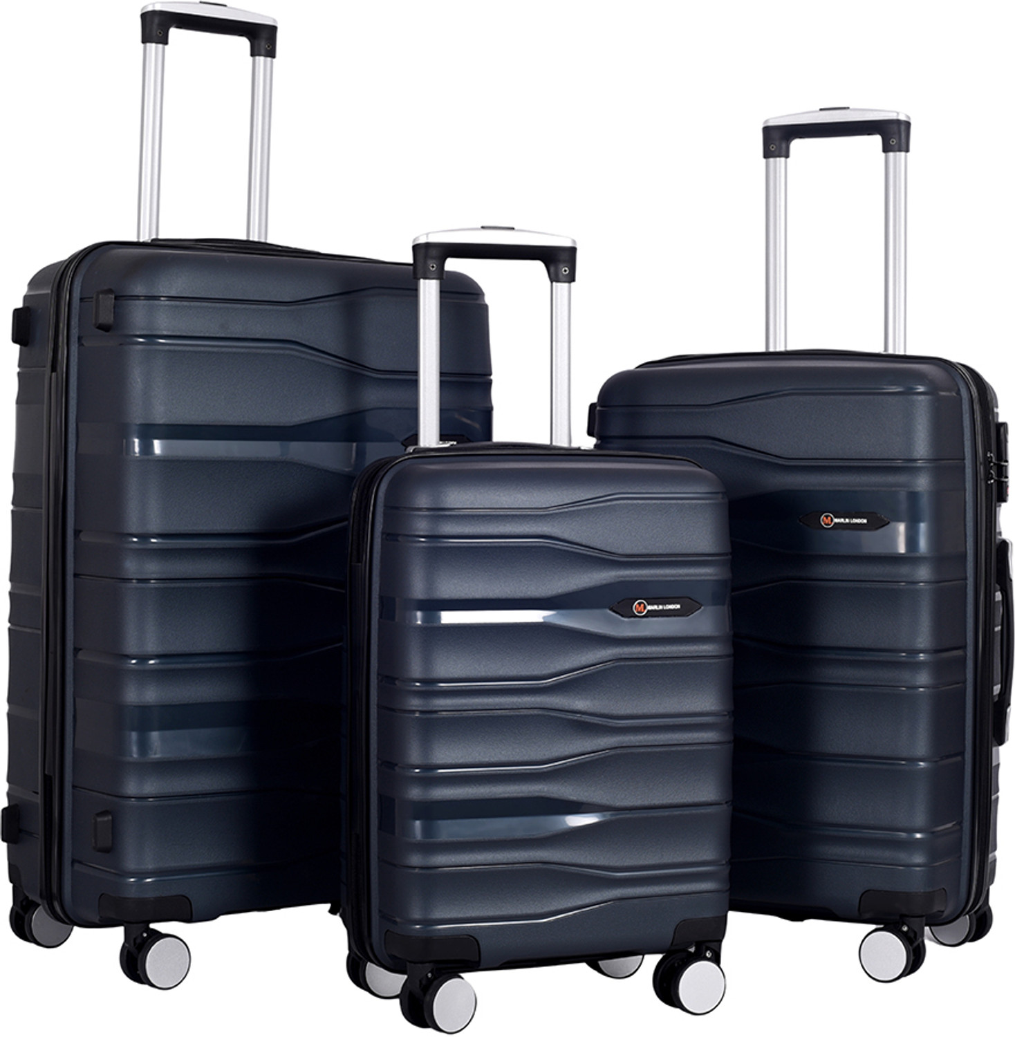 Image of Marlin London UDAAN Light-Weight & Durable Polyproylene Hard Luggage Check-in Suitcase 8 Wheels - 28 inch
