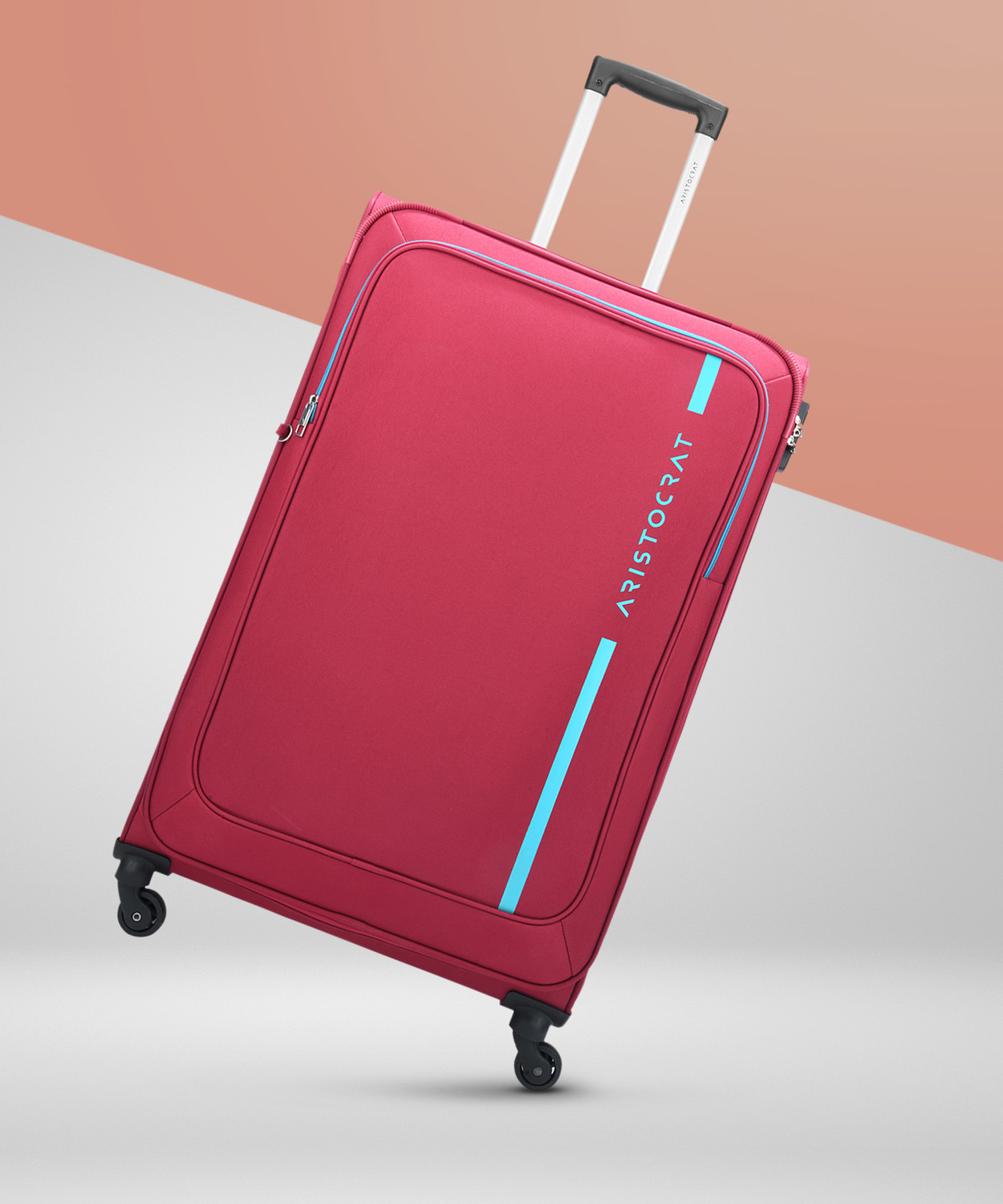 Image of ARISTOCRAT DASHER 4W STR 78 RED Check-in Suitcase 4 Wheels - 31 inch