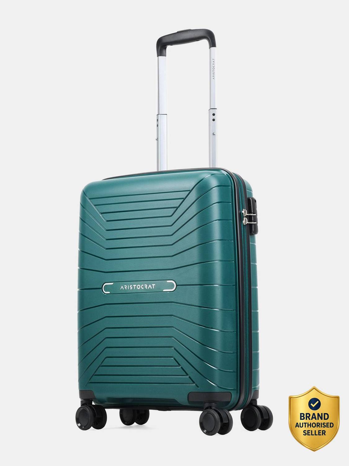 ARISTOCRAT Carnival 55 - Hardbody Trolley Bag Cabin Suitcase 8 Wheels - 22 Inch