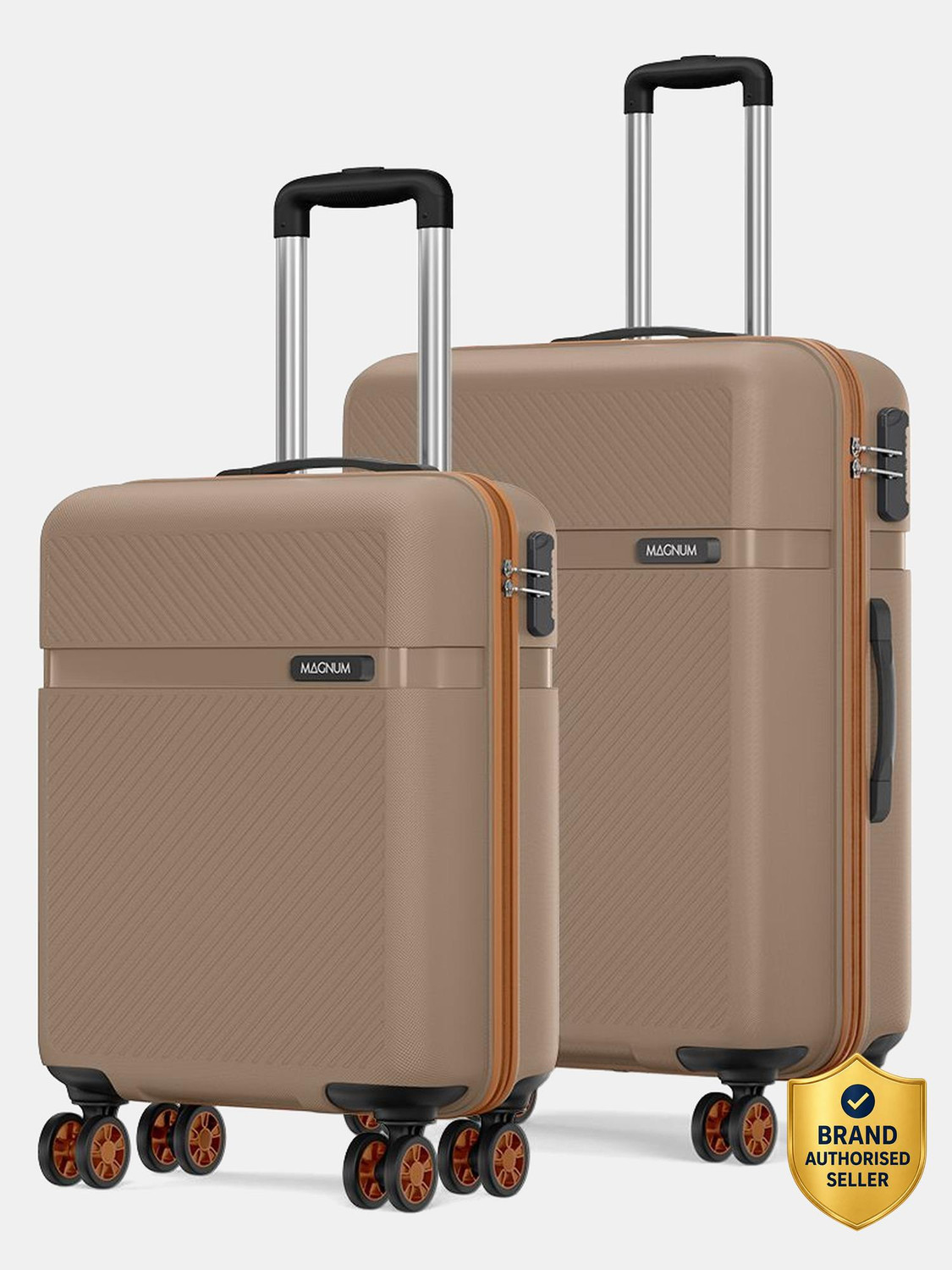 Image of SAFARI Fury 55 /66 4W Fossil Cabin & Check-in Set 8 Wheels - 26 Inches