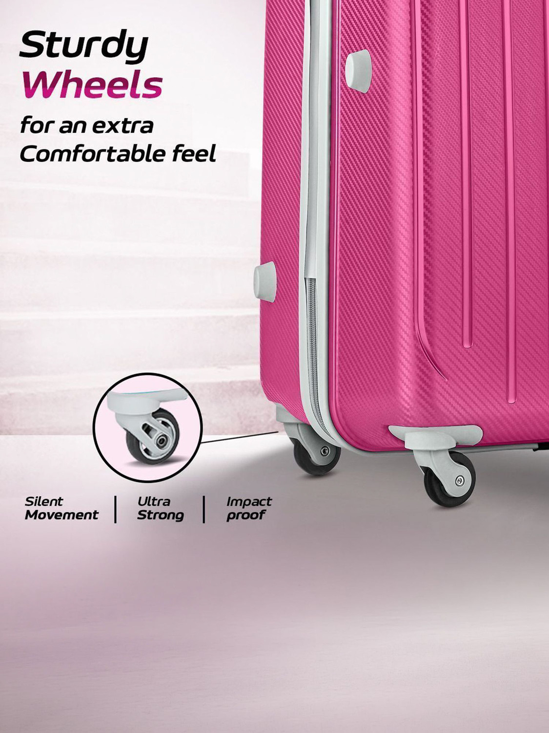 Image of ARISTOCRAT Photon 3 (Small 55cm | Medium 64cm | Large 75cm) - Trolley Bag Cabin & Check-in Set 4 Wheels - 30 Inch