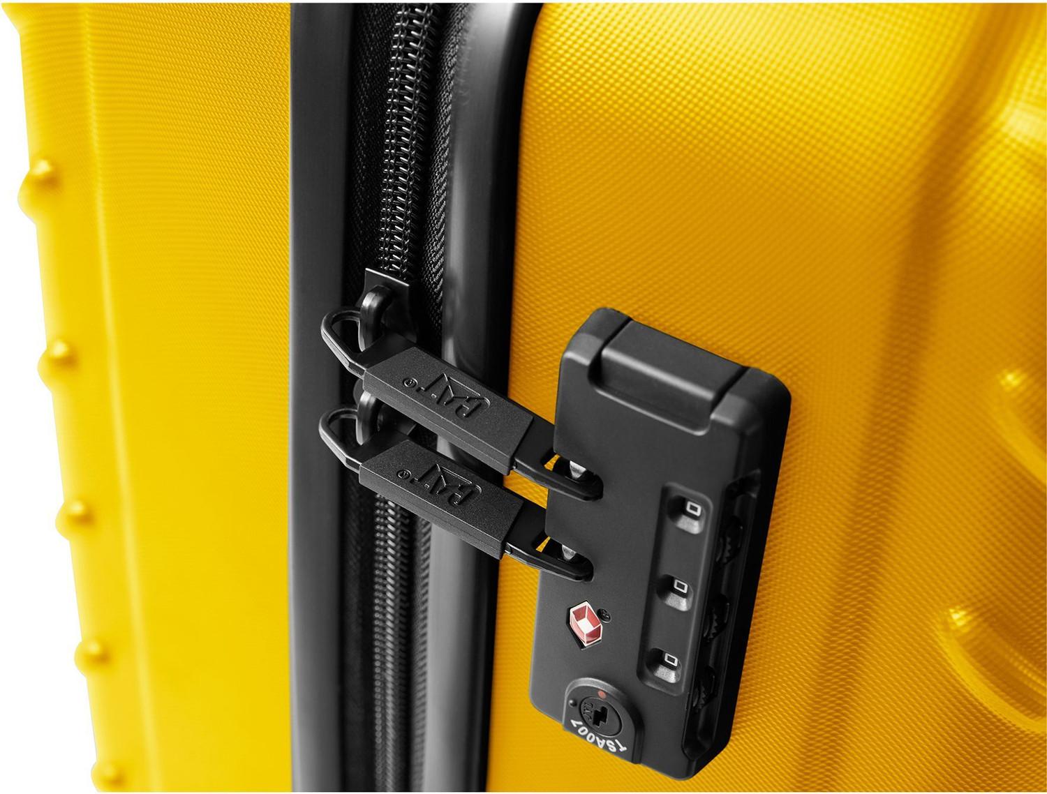 Image of CATERPILLAR Medium Check-in Suitcase (65 cm) 8 Wheels - Industrial Plate - Yellow