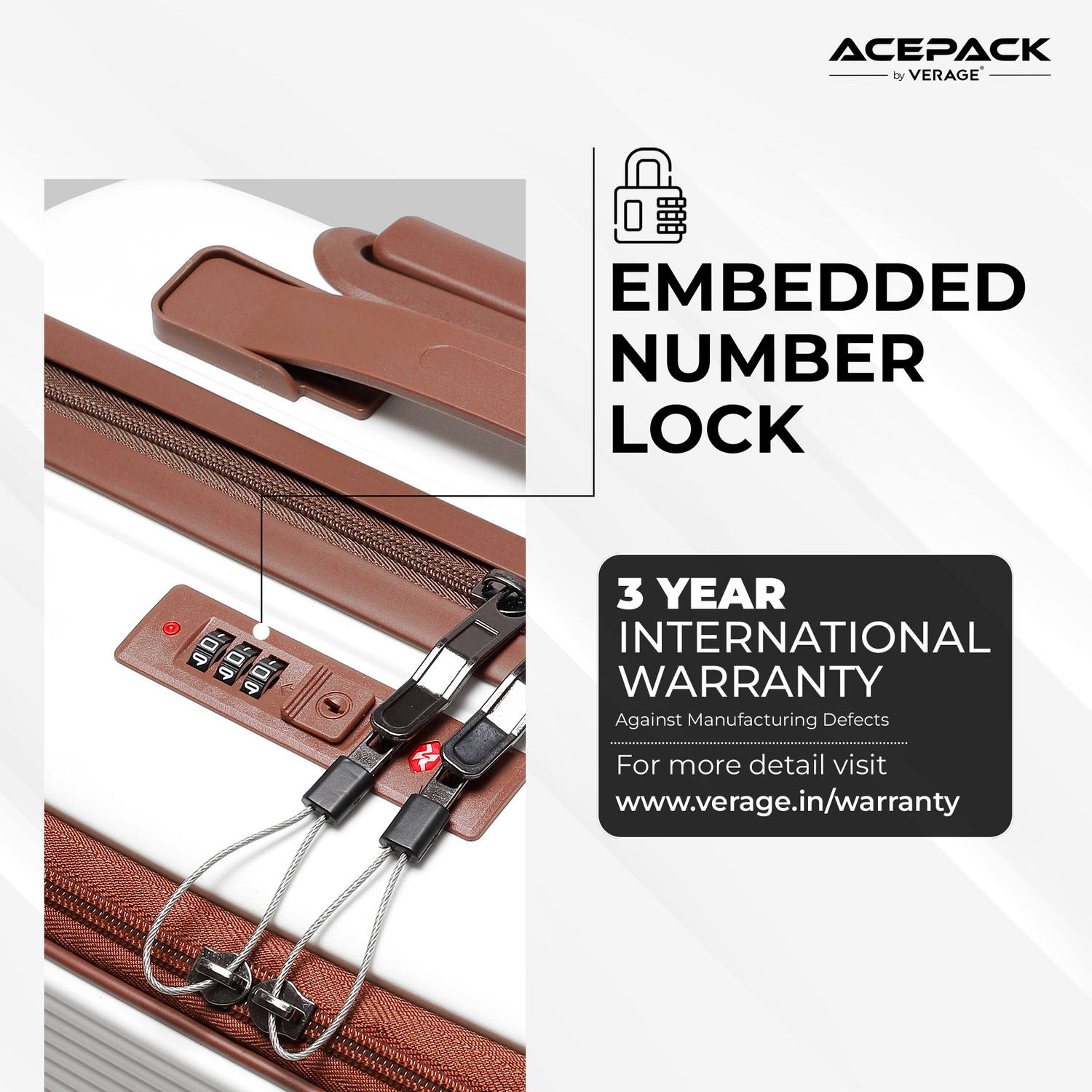 Image of ACEPACK Columbia LTC Cabin Suitcase 8 Wheels - 20 inch