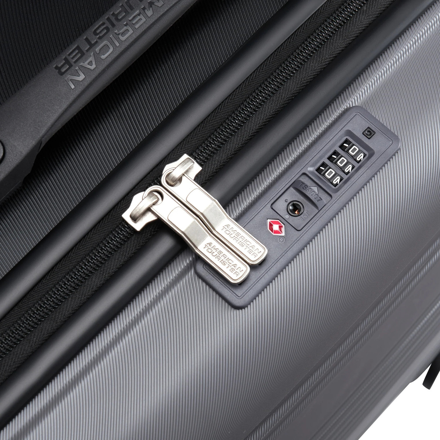 Image of AMERICAN TOURISTER Polycarbonate Suitcase trolley bag with scratch resistant,secure zipper,TSA lock Check-in Suitcase 8 Wheels - 30 inch