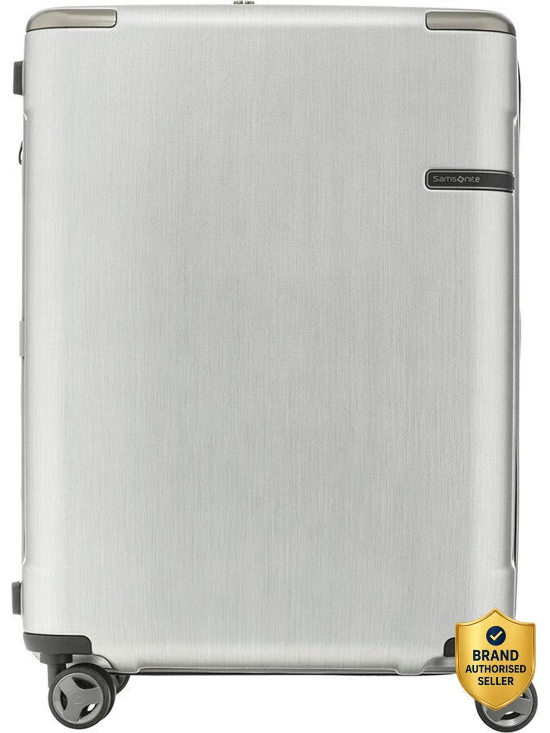 Image of SAMSONITE SAM EVOA SP69 /25 EXP-BRSD SLVR Expandable Check-in Suitcase 4 Wheels - 27 Inch