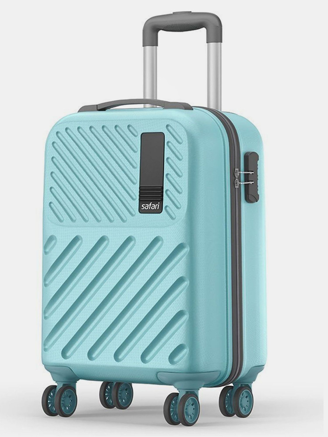 Image of SAFARI Small Cabin Suitcase (56 cm) 8 Wheels - ZODIAC 56 - Teal