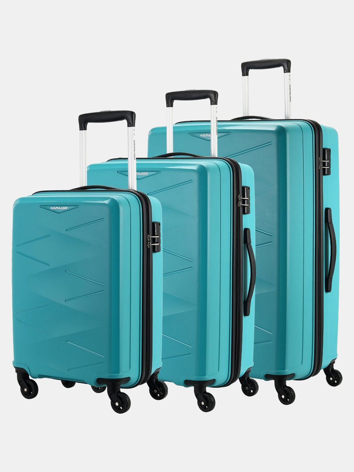 Image of Kamiliant by American Tourister (Small 55Cm |Medium 68Cm| Large 79Cm)Combination Lock-Triprism Cabin & Check-in Set 4 Wheels - 30 inch
