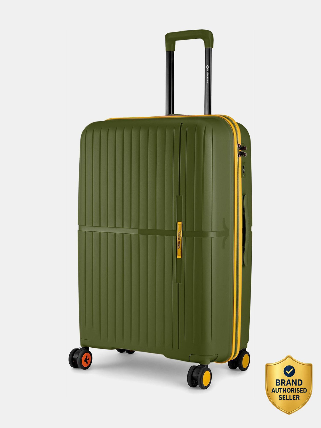 Image of NASHER MILES Springfield HardSide Polypropylene Checkin Luggage 28inch Trolley Bag for Travel Check-in Suitcase 8 Wheels - 28 inch