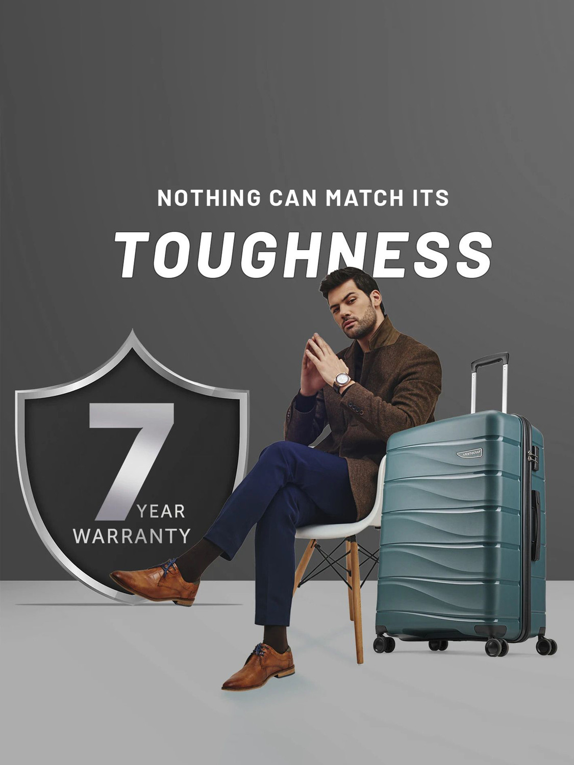 Image of ARISTOCRAT Olympus 3 (Small 55cm | Medium 66cm | Large 77cm) - Trolley Bag Cabin & Check-in Set 8 Wheels - 30 Inch