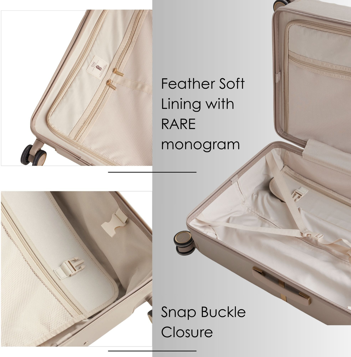 Image of RARE RABBIT Tony Check-in Suitcase 8 Wheels - 28 inch