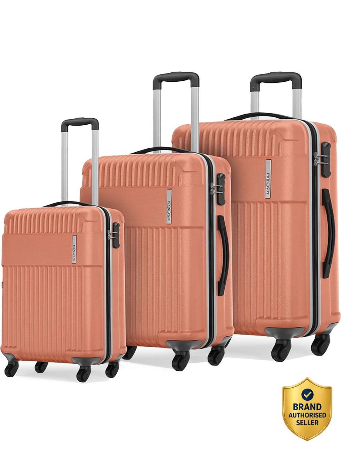 Safari Magnum Saber 3 (Small 55cm | Medium 65cm | Large 75cm) Cabin & Check-in Set 4 Wheels - 30 inch