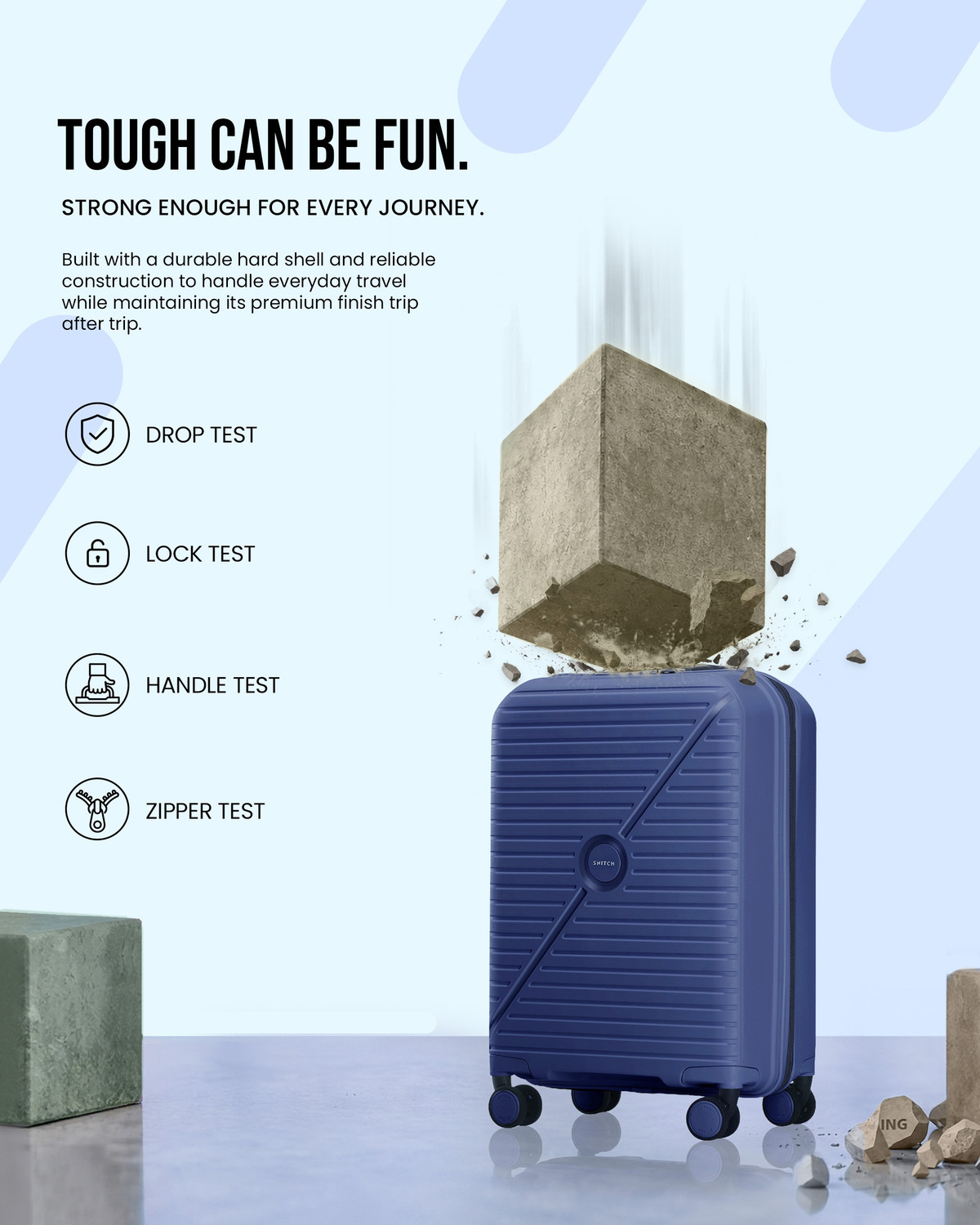 Image of Snitch Zoom Cabin Suitcase 8 Wheels - 23 inch