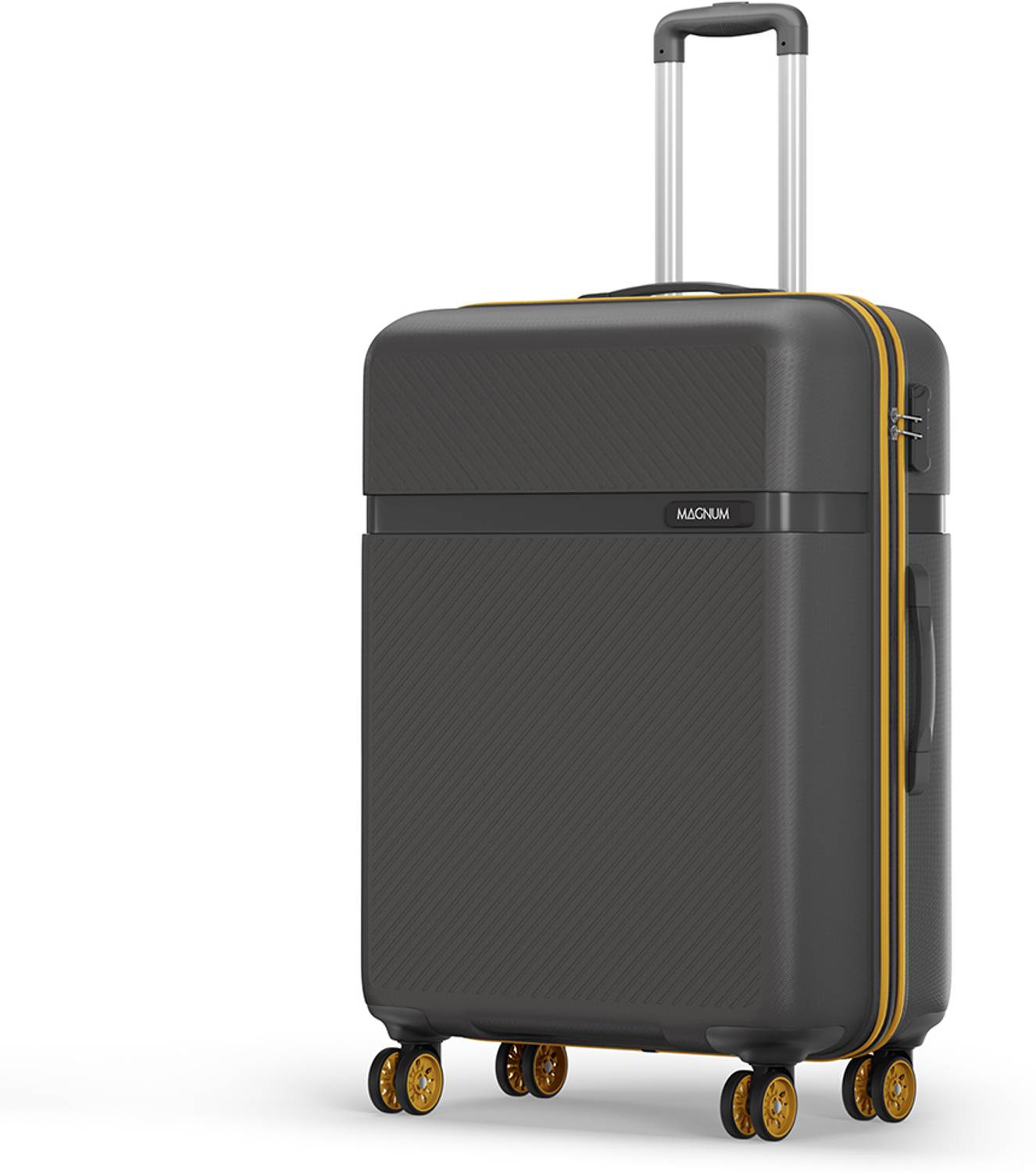 Magnum by Safari Magnum Fury 66 Grey 8 Wheel Suitcase 66cm - Image 1